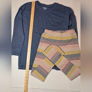 Osh Kosh B'Gosh Striped Leggings and Blue Tunic Set